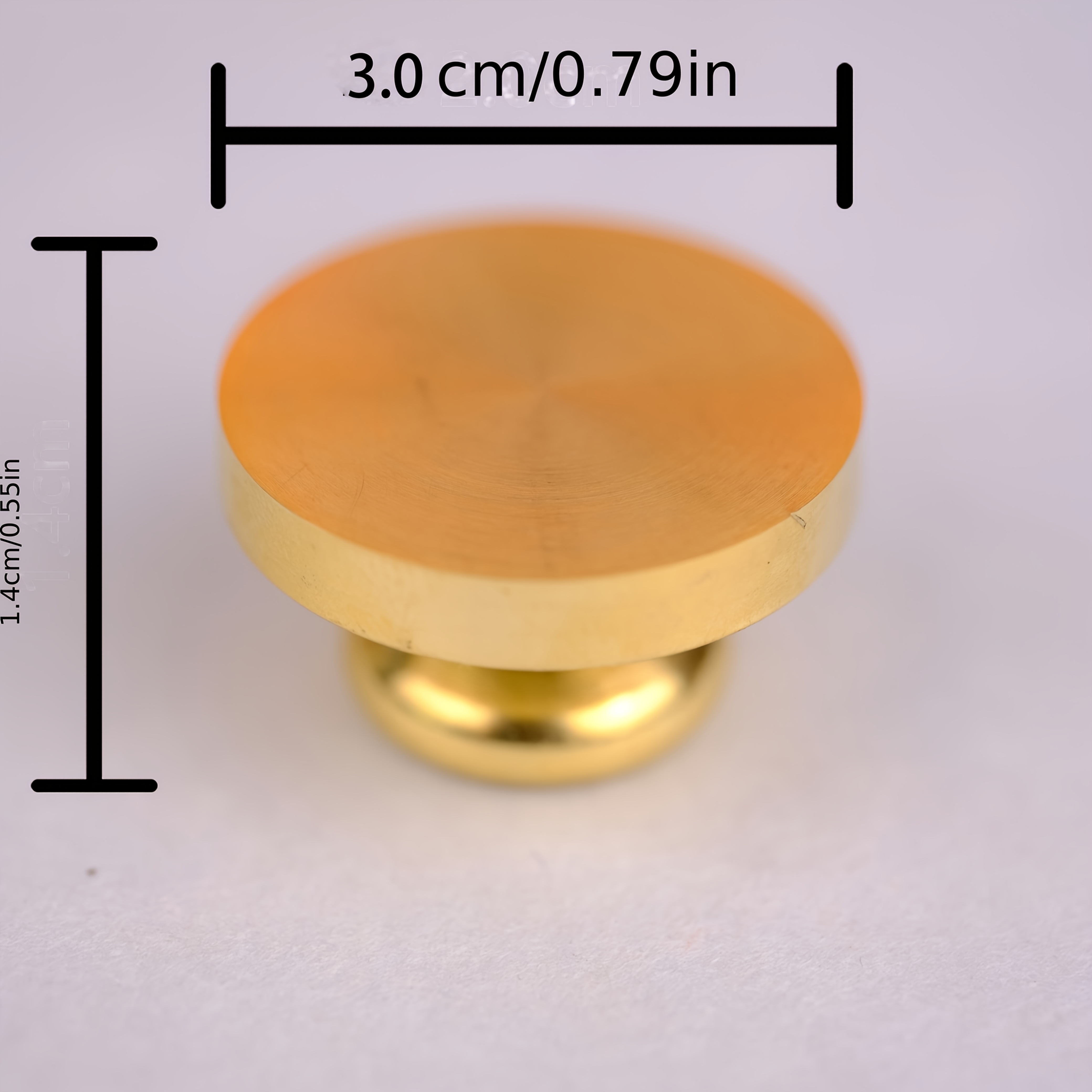 Brass Stamp Head for Creative Design, No Handle